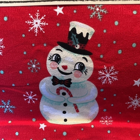 NEW Johanna Parker SNOWMAN PLACEMATS AND KITCHEN TOWELS - Picture 5 of 8